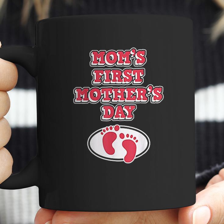 Mom First Mothers Day Baby Foot Coffee Mug