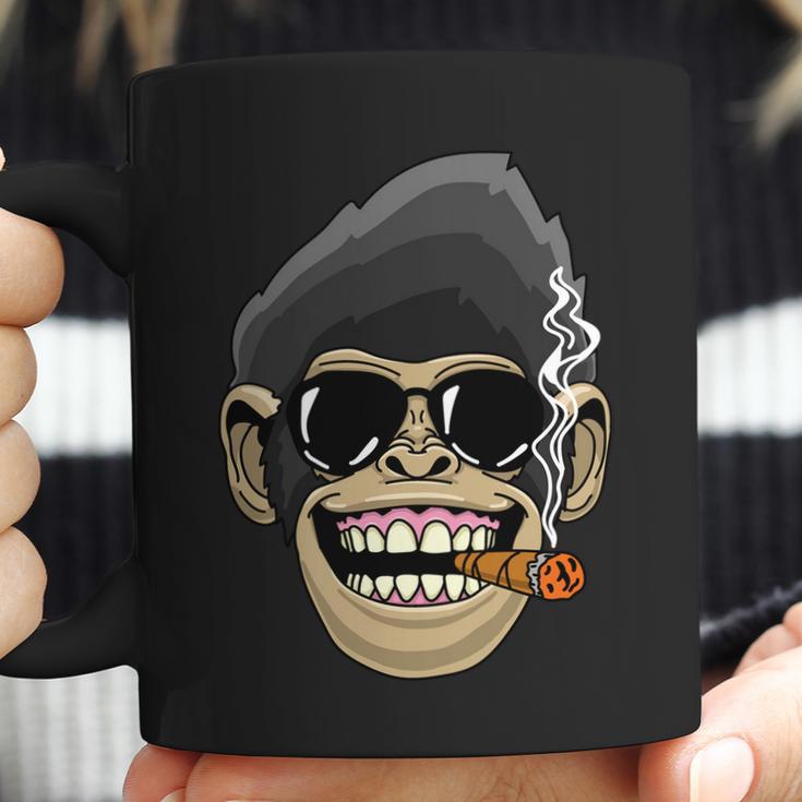 Monkey Smoking Cigar Coffee Mug