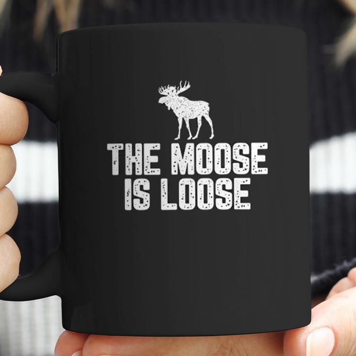 The Moose Is Loose Vintage Coffee Mug