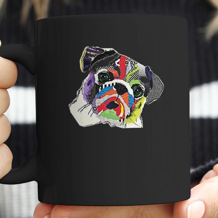 The Mountain Pet Pug Rainbow Pug Coffee Mug