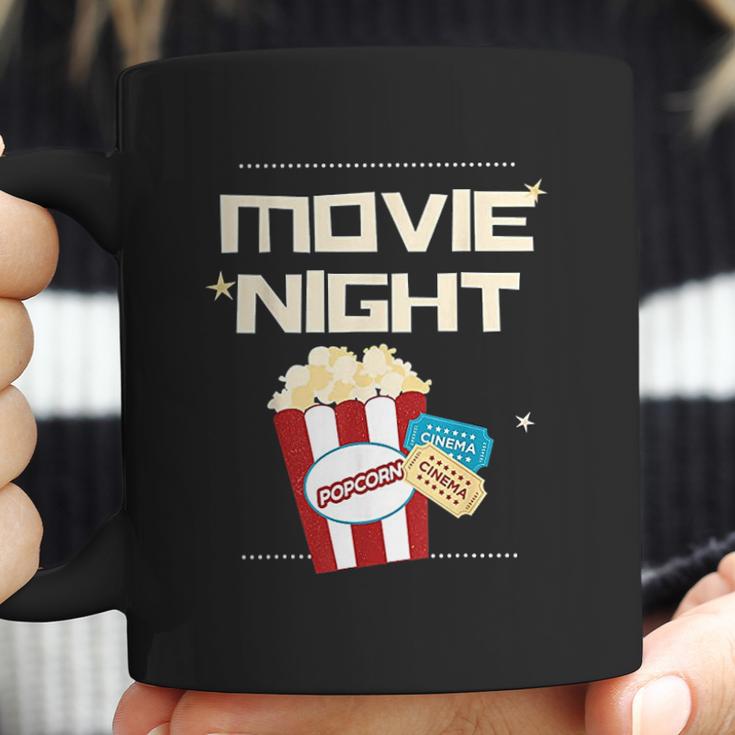 Movie Night Pop Corn Tickets Cinema Coming Soon Coffee Mug