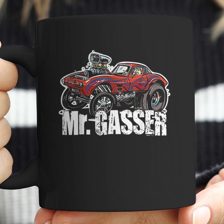 Mr Gasser Hot Rod Cartoon Race Car Coffee Mug