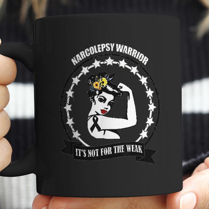 Narcolepsy Warrior -Black Ribbon Support Coffee Mug