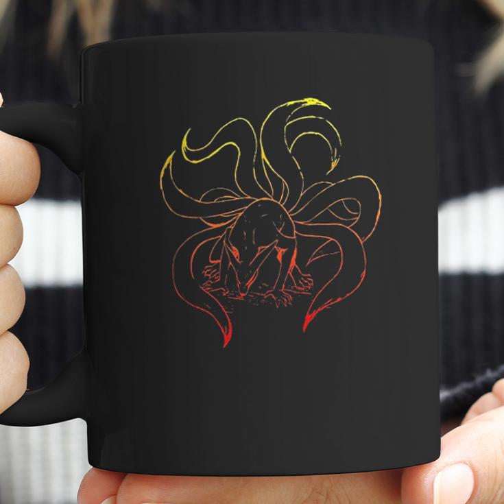 Naruto Shippuden Nine Tails Gradient Outline Coffee Mug