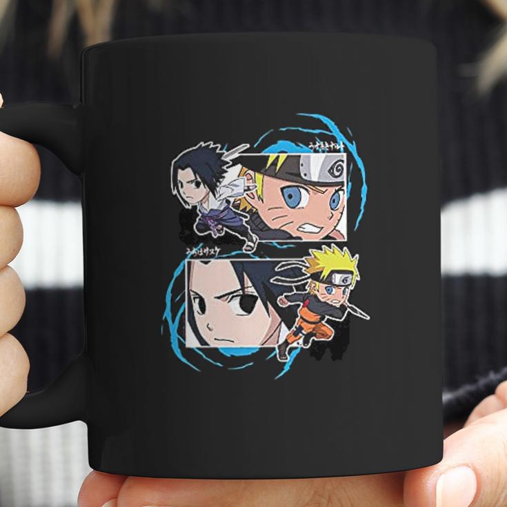 Naruto Shippuden Naruto And Sasuke Sd Fight Frames Coffee Mug