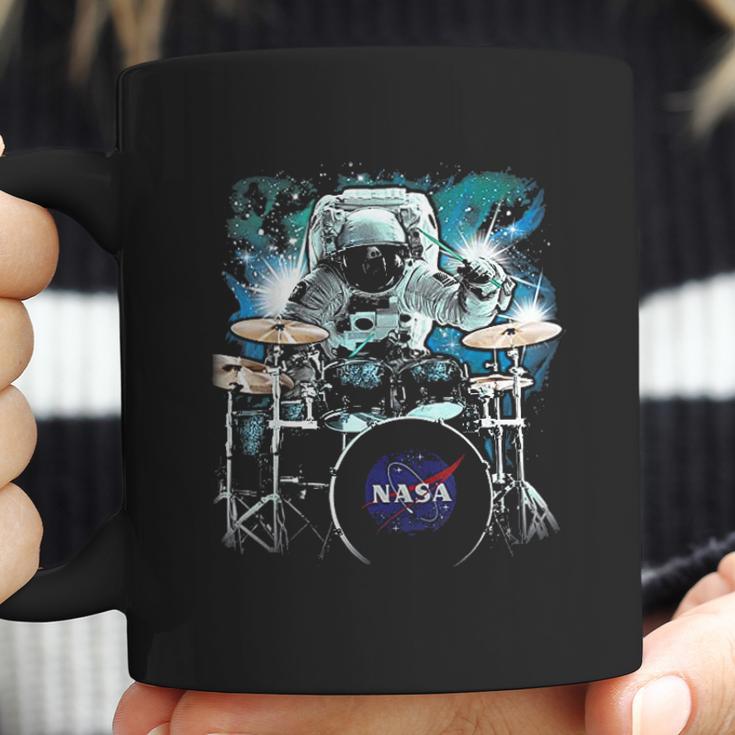 Nasa Space Drum Playing Astronaut Coffee Mug