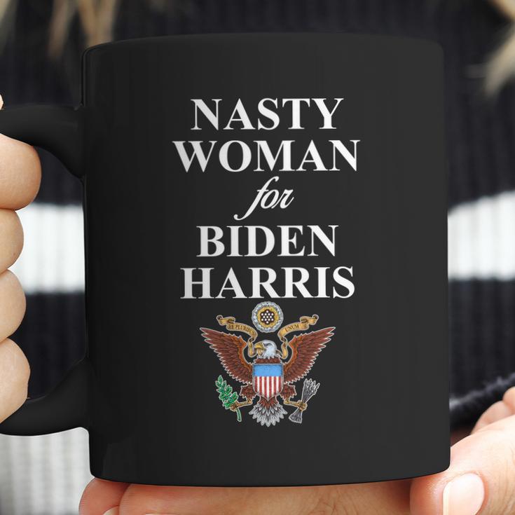 Nasty Woman For Biden Harris Eagle Logo Coffee Mug