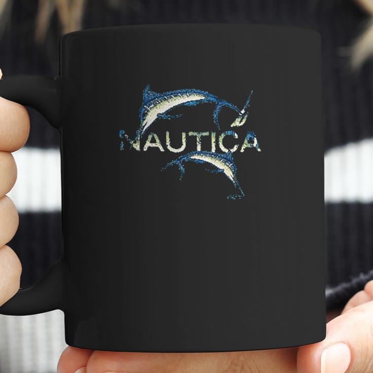 Nautica Mens Cotton Fish Print Series Graphic Coffee Mug