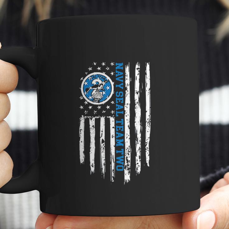 Navy Seal Team 2 American Flag Coffee Mug