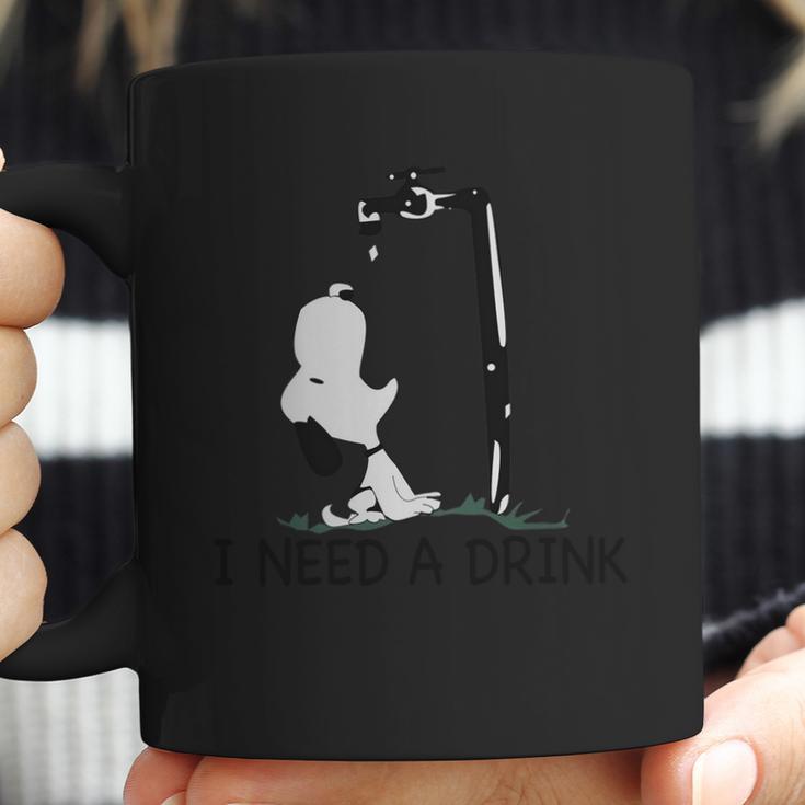 I Need A Drink Snoopy Coffee Mug