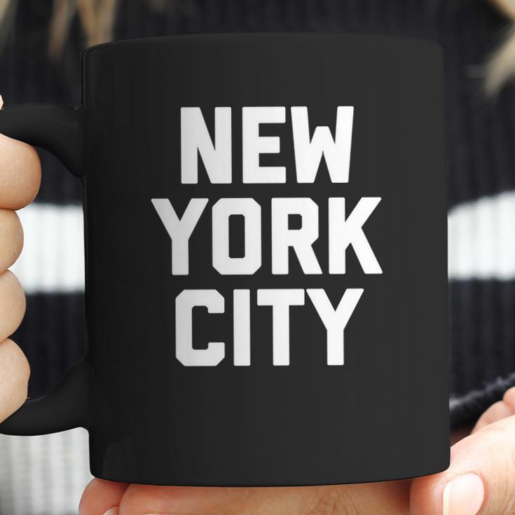 New York City Retro Vintage Big Print Coffee Mug