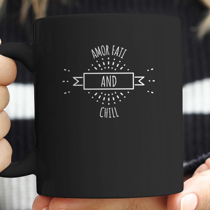 Nietzsche Amor Fati And Chill Coffee Mug