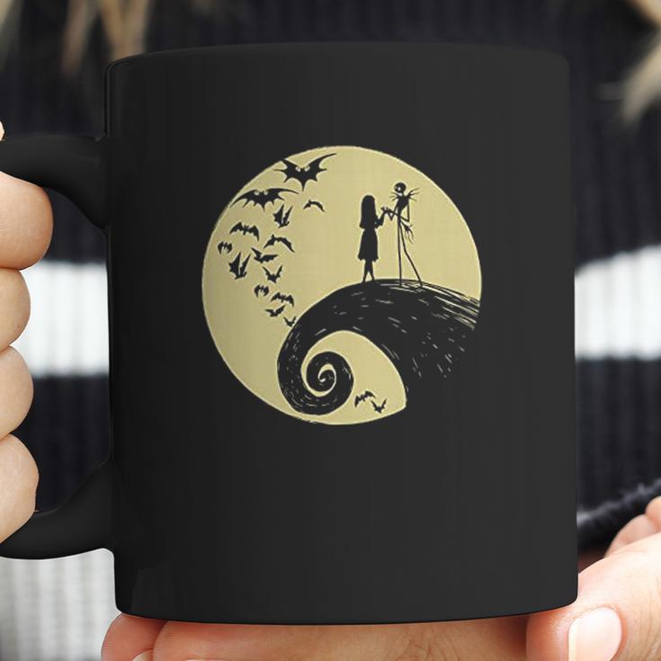 Nightmare Christmas Jack Skellington Sally Romance Moon Coffee Mug