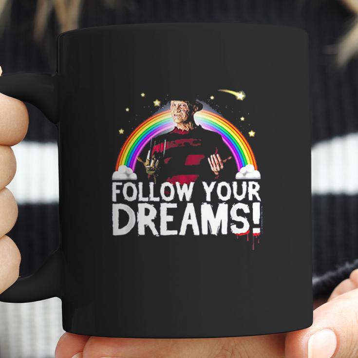 A Nightmare On Elm Street Freddy Follow Dreams Coffee Mug