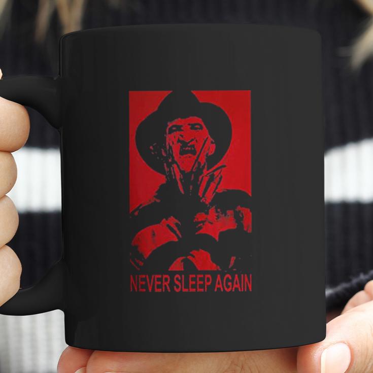 Nightmare On Elm Street Freddy Never Sleep Again Red Coffee Mug