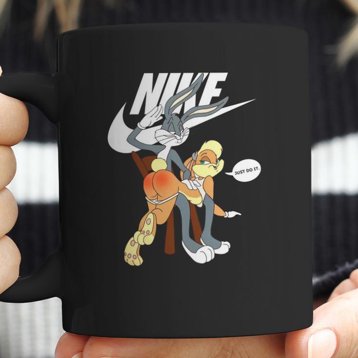 Nike Bugs Bunny Spanking Lola Just Do It Coffee Mug