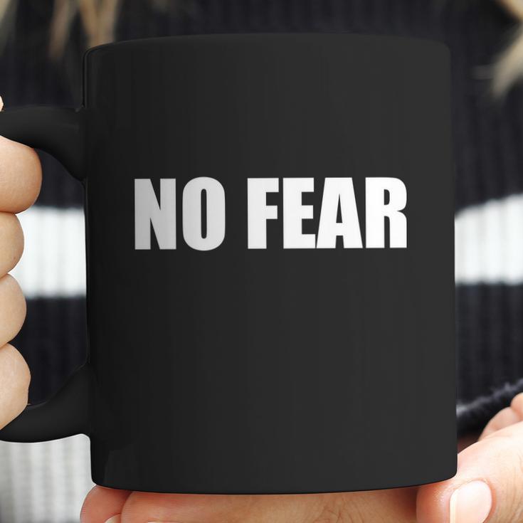 No Fear Word Imprint Coffee Mug