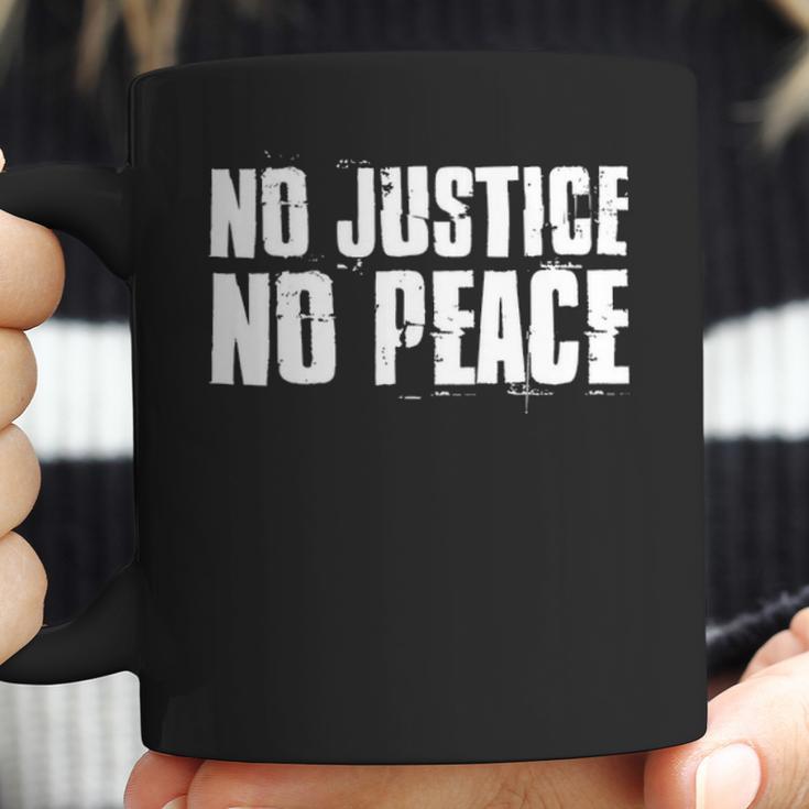 No Justice No Peace Black Lives Matter Coffee Mug