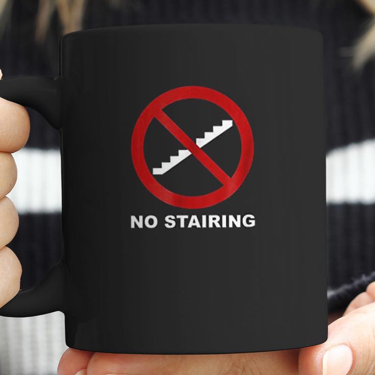 No Stairing Logo Text Coffee Mug