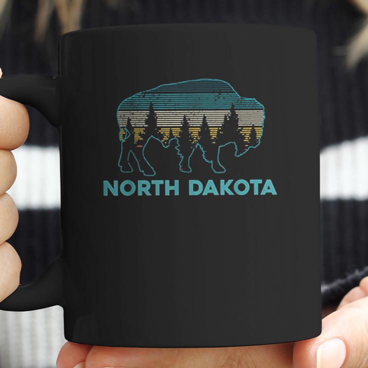 North Dakota Bison Vintage American Buffalo Coffee Mug