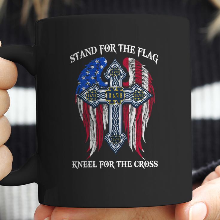 Notre Dame Fighting Irish Stand For The Flag Kneel For The Cross Coffee Mug