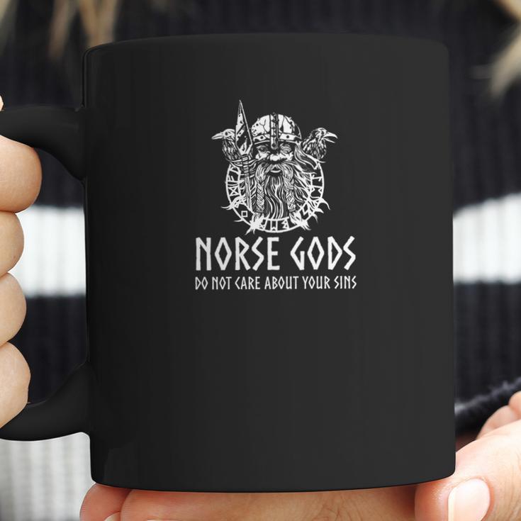 Odin Viking Mythology Norse Gods Do Not Care About Your Sins Coffee Mug