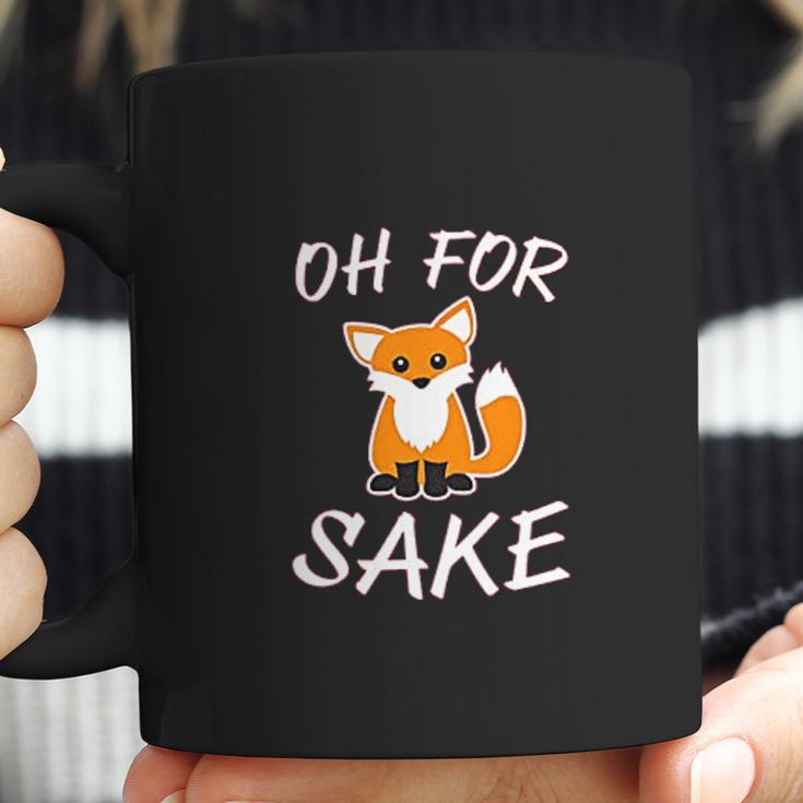 Oh For Fox Sake Animal Pun Potty Mouth Cursing Coffee Mug