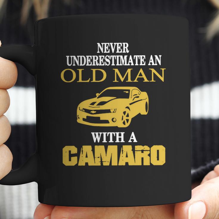 Old Man With Camaro T-Shirt Coffee Mug