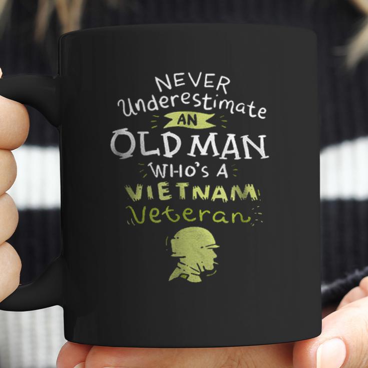 Old Man Vietnam Veteran Aesthetic Gift 2022 Coffee Mug