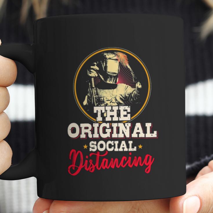 The Original Social Distancing Welder Coffee Mug