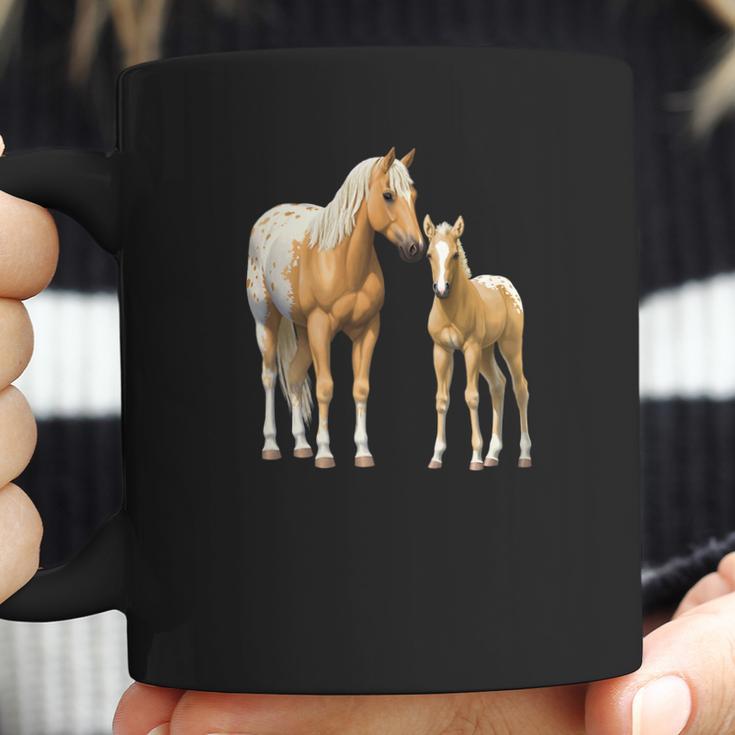 Palomino Appaloosa Horses Mare Cute Foal Coffee Mug