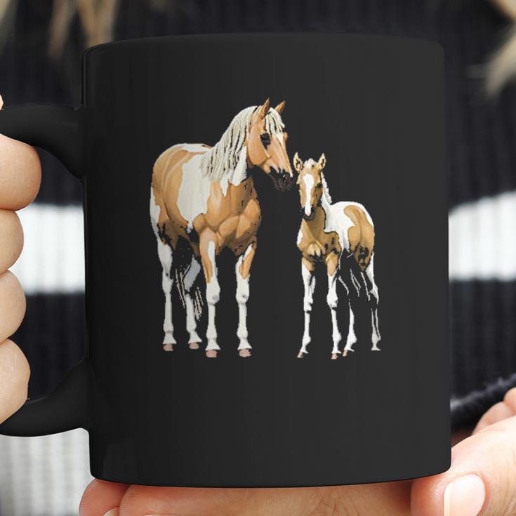 Palomino Pinto Mare Foal Paint Horses Coffee Mug