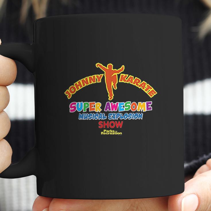 Parks And Rec Johnny Karate Musical Explosion Show Coffee Mug