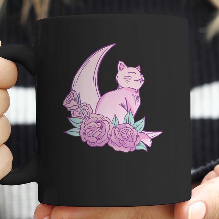 Pastel Goth Kawaii Cat Vaporwave Aesthetic Coffee Mug