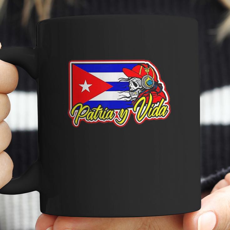 Patria Y Vida Cuba Flag Coffee Mug