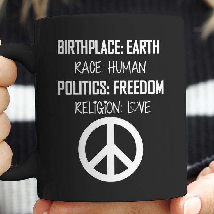 Peace Race Religion Politics Coffee Mug