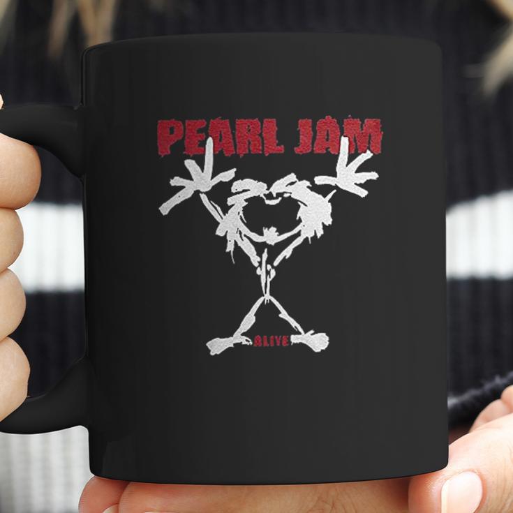 Pearl Jam Stick Black Coffee Mug