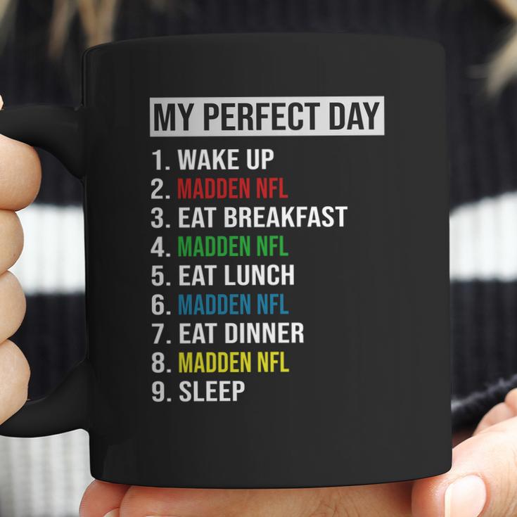 My Perfect Day Video Games Cool Gamer Play Madden Nfl All Day 2020 Coffee Mug