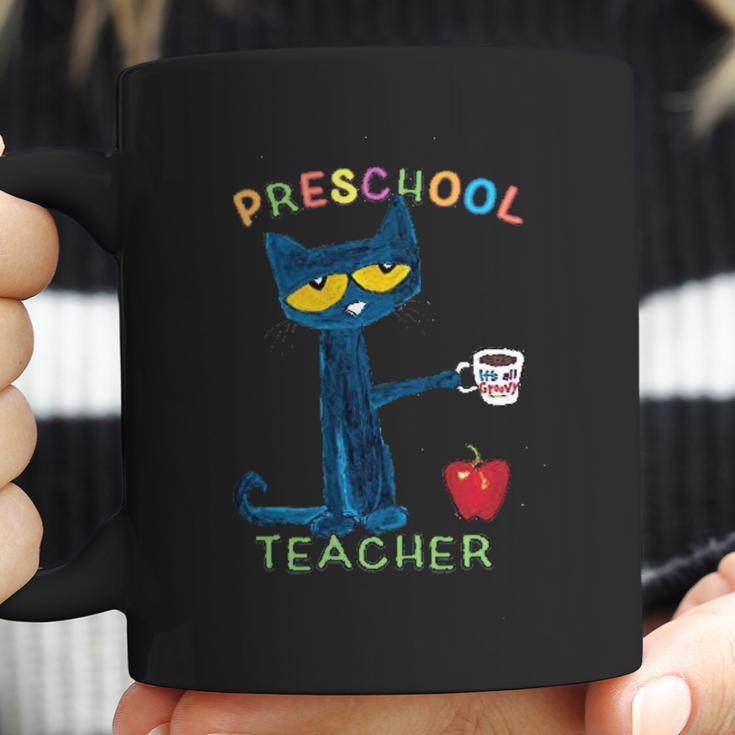 Pete The Cat With Coffee Preschool Coffee Mug