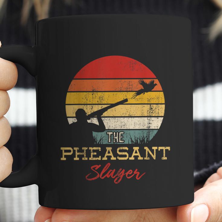 Pheasant Slayer Flying Bird Hunter Shooting Hunting Coffee Mug