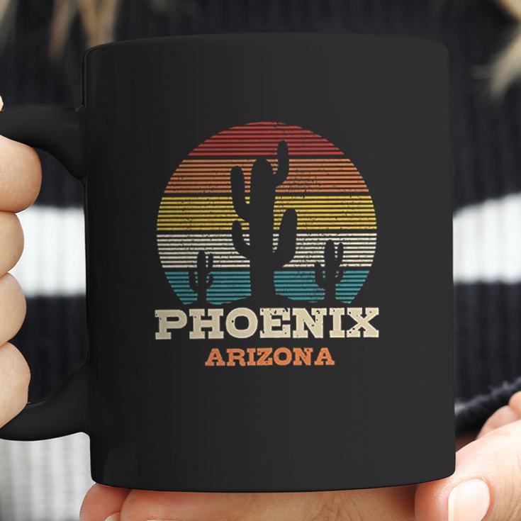 Phoenix Arizona Cactus Vintage Retro Desert Souvenir Gift Coffee Mug