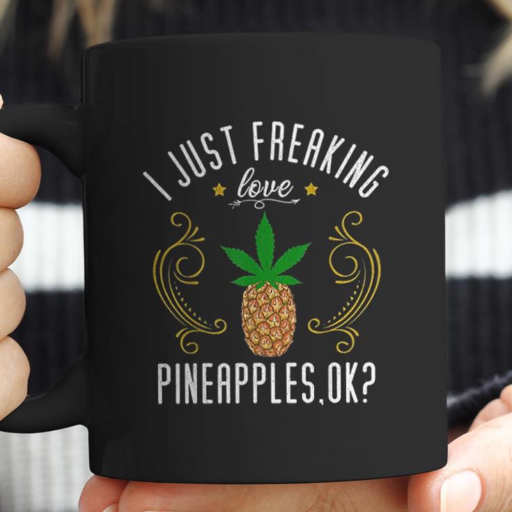 Pineapple Funny Marijuana Lover Gift Coffee Mug