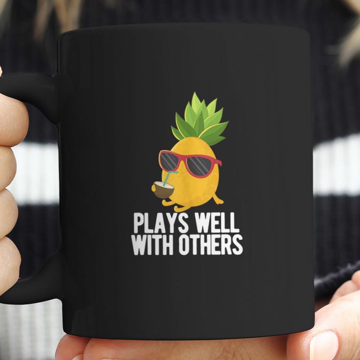 Pineapple Swinger Plays Well With Others Swingers Shirt Coffee Mug