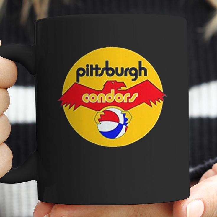 Pittsburgh Condors Aba Retro Basketball Coffee Mug