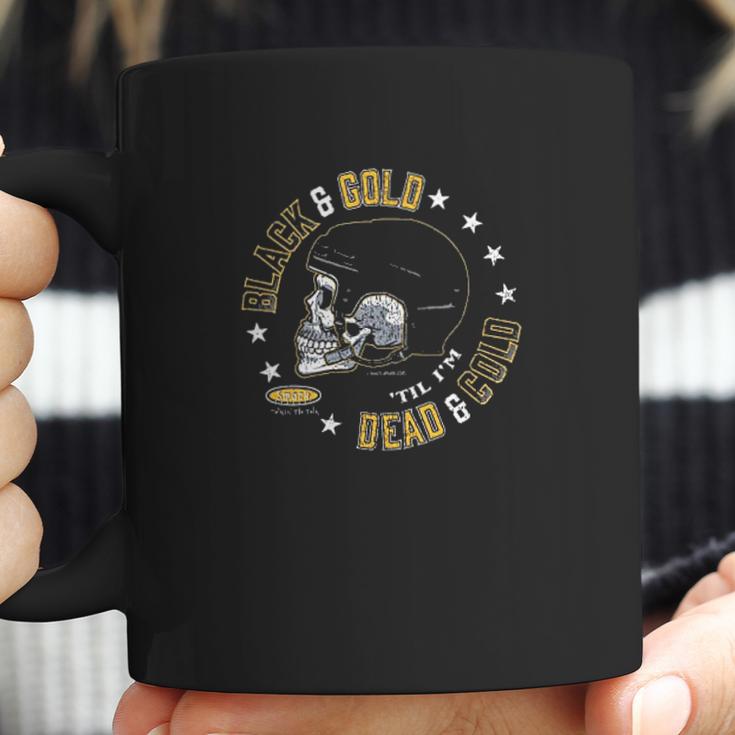 Pittsburgh Hockey Fans Black And Gold Till I Am Dead And Cold Coffee Mug