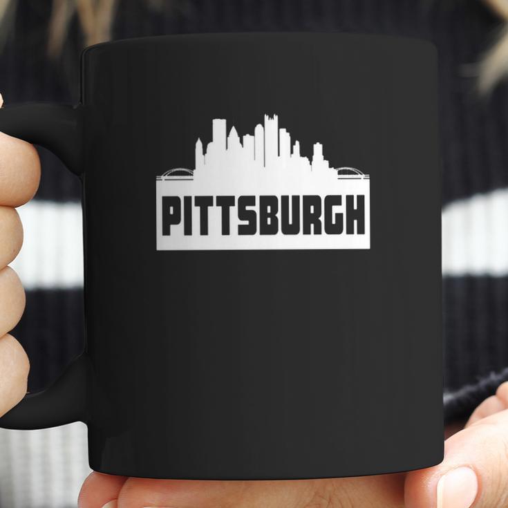 Pittsburgh Pennsylvania Skyline Silhouette Coffee Mug