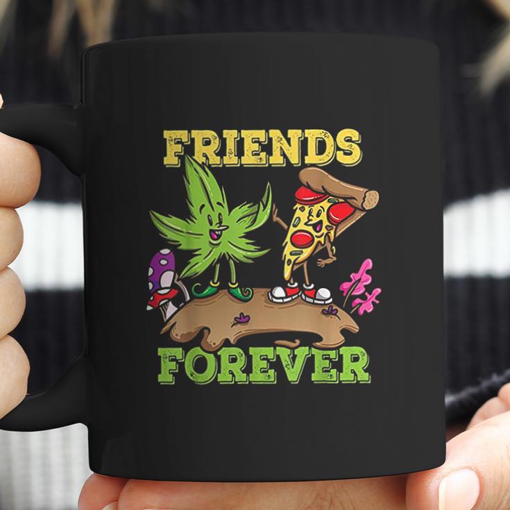 Pizza Weed Friends Forever Coffee Mug