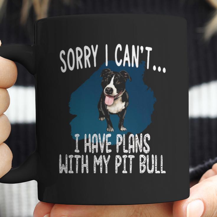 I Have Plans With My Pitt Bull Dog Coffee Mug