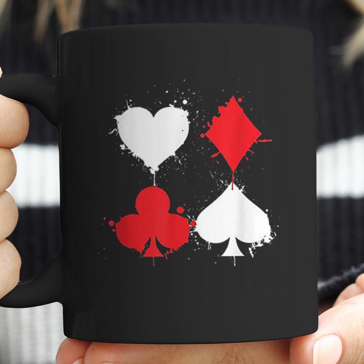 Playing Cards Poker Heart Spade Diamond Club Coffee Mug