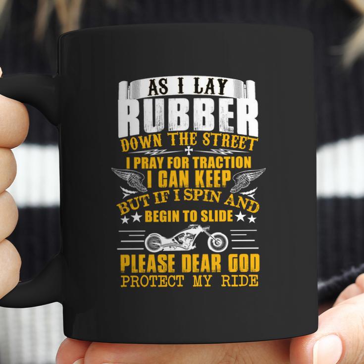 Please Dear God Protect My Ride Biker Coffee Mug